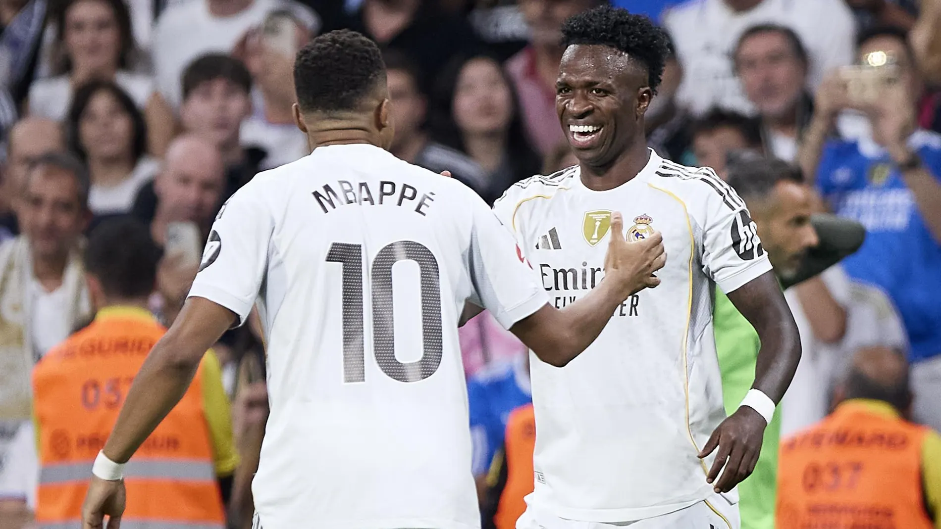 MADRID.-Kylian Mbappé: "Vinícius y yo tenemos una muy buena relación, este año nos conocemos mucho mejor"