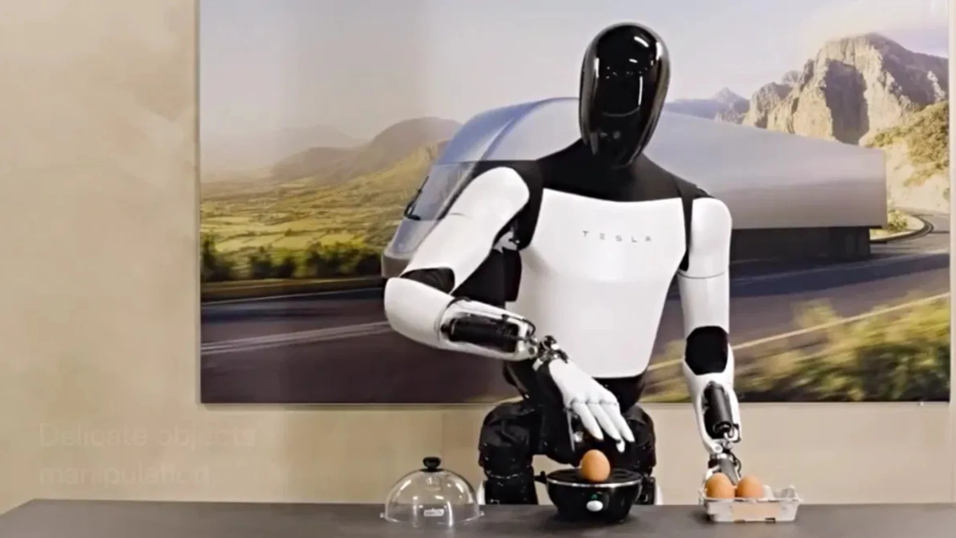 El robot humanoide de Tesla es capaz de realizar diferentes tareas cotidianas con destreza y precisión