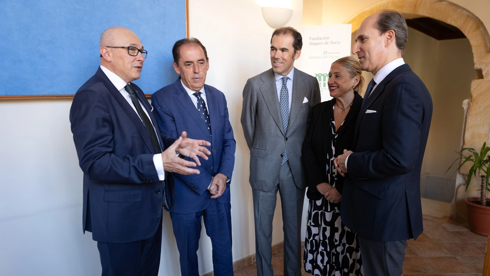 Rafael Benjumea, Jaime Olmedo, Benito Serrano y Yolanda de Gregorio durante la rueda de prensa