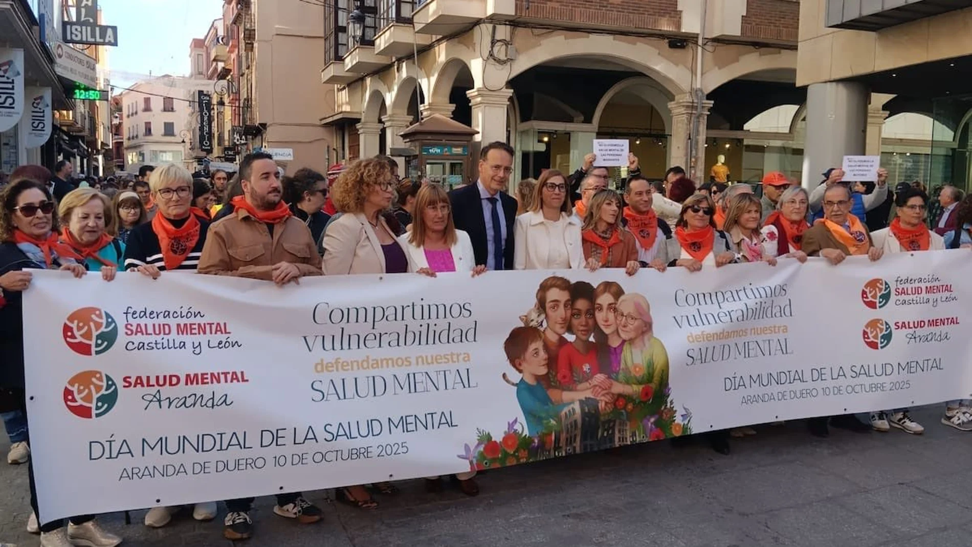 Más de 700 personas se reúnen en Aranda de Duero para reivindicar una salud mental sostenible, comunitaria e inclusiva