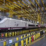 Imagen de los talleres de Renfe en Fuencarral