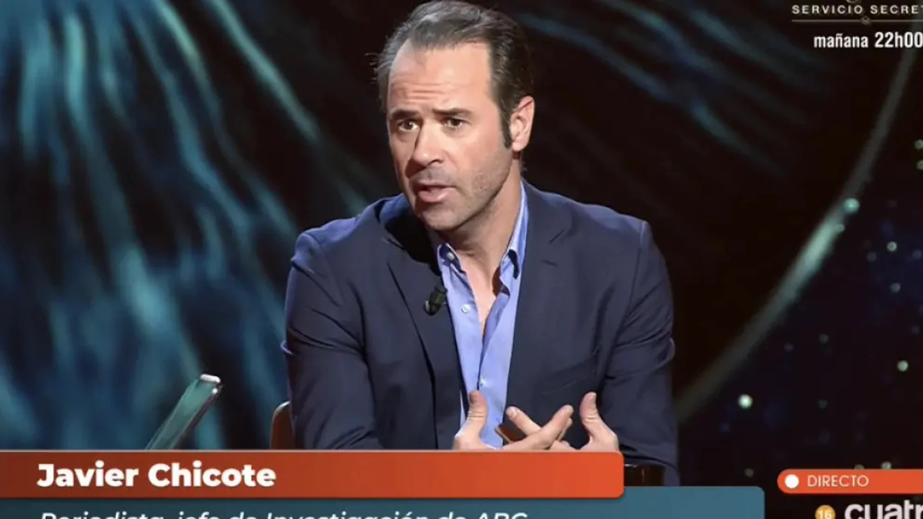 Javier Chicote durante su intervención en 'Horizonte'