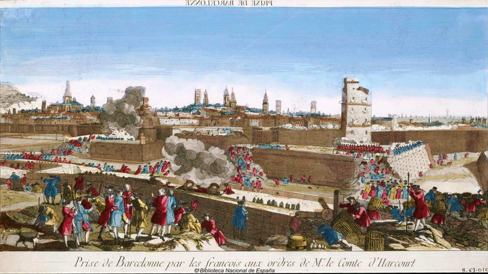 Retrato de Barcelona en 1714