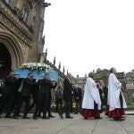 Funeral of British boxer Ricky Hatton held at Manchester Cathedral