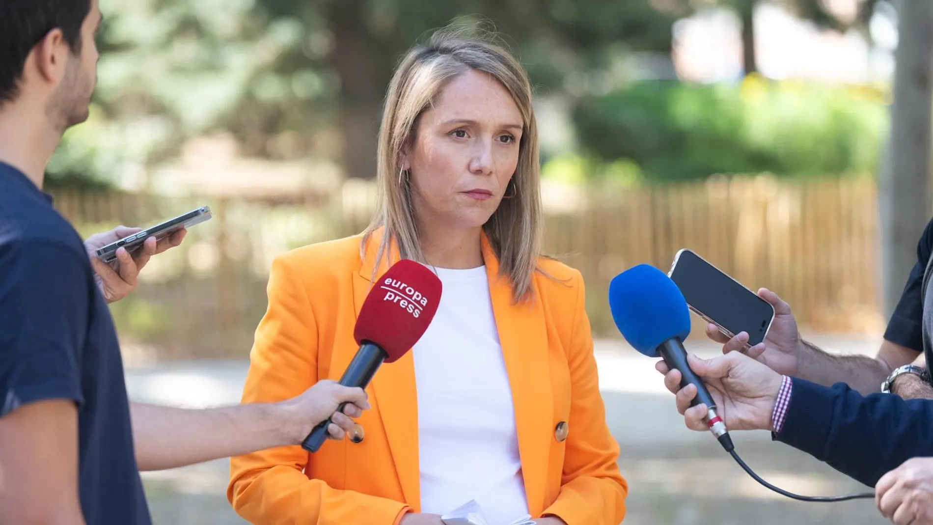 Alma Ezcurra, vicesecretaria de Acción Sectorial del PP, este viernes en Madrid.