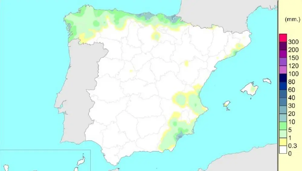 Las lluvias acumuladas en la primera semana del año hidrológico se cifran en 1 l/m2, cuando lo habitual serían 15 l/m2