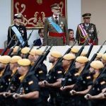 Instantánea del Desfile de la Hispanidad