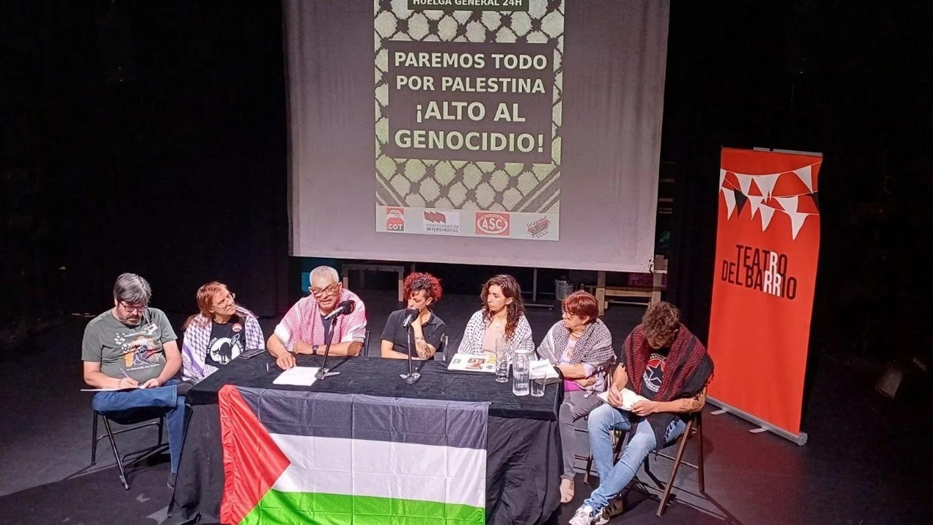 Varios sindicatos y asociaciones propalestinas convocan una huelga general el 15 de octubre contra el genocidio en Gaza