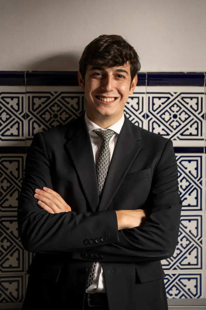 Finalistas de Madrid del concurso de oratoria en la Universidad de Comillas. David Jar