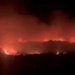 El incendio de Almorox (Toledo) se reactiva durante la noche