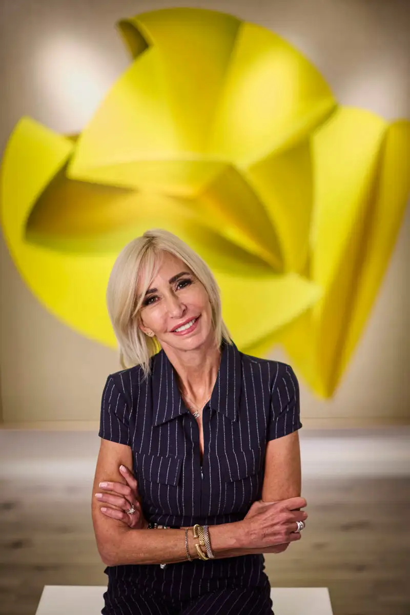 Entrevista con la galerista María Porto. © Alberto R. Roldán / Diario La Razón.