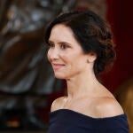 Isabel D&iacute;az Ayuso en la recepci&oacute;n en el Palacio Real este 12 de octubre.