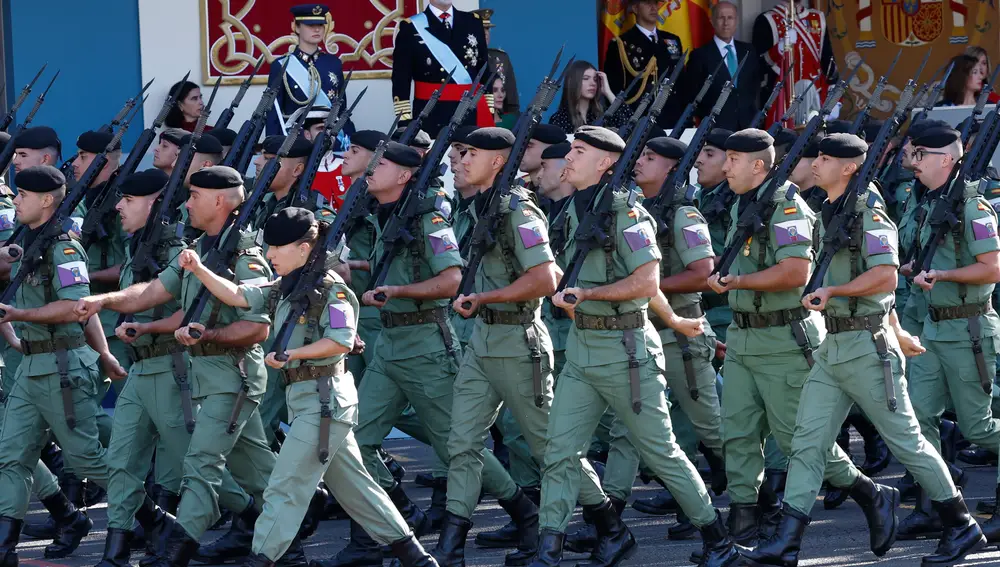 Los reyes presiden el desfile del día de la Fiesta Nacional