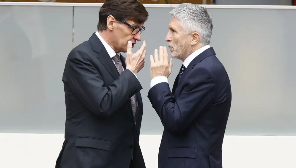 Salvador Illa y Fernando Grande-Marlaska