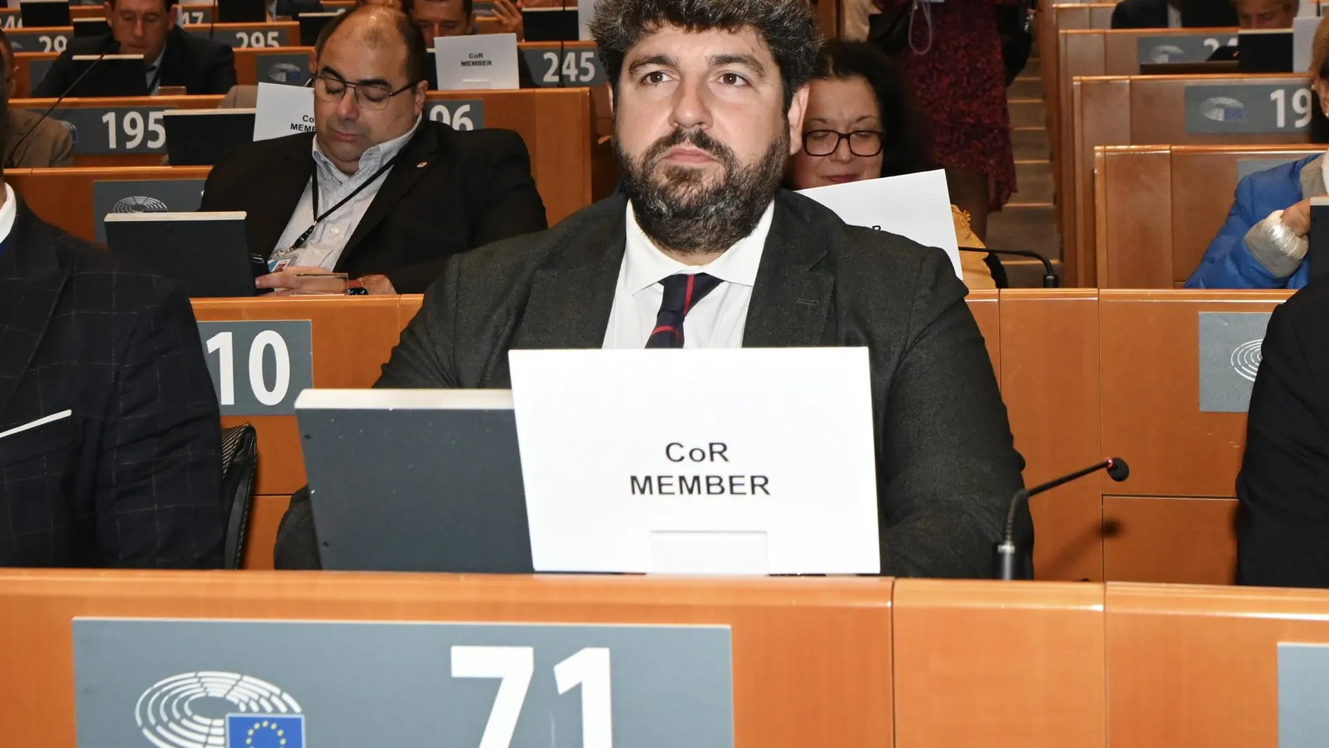 López Miras anuncia en Bruselas un refuerzo de las inversiones de 30 millones para obras hidráulicas contra inundaciones