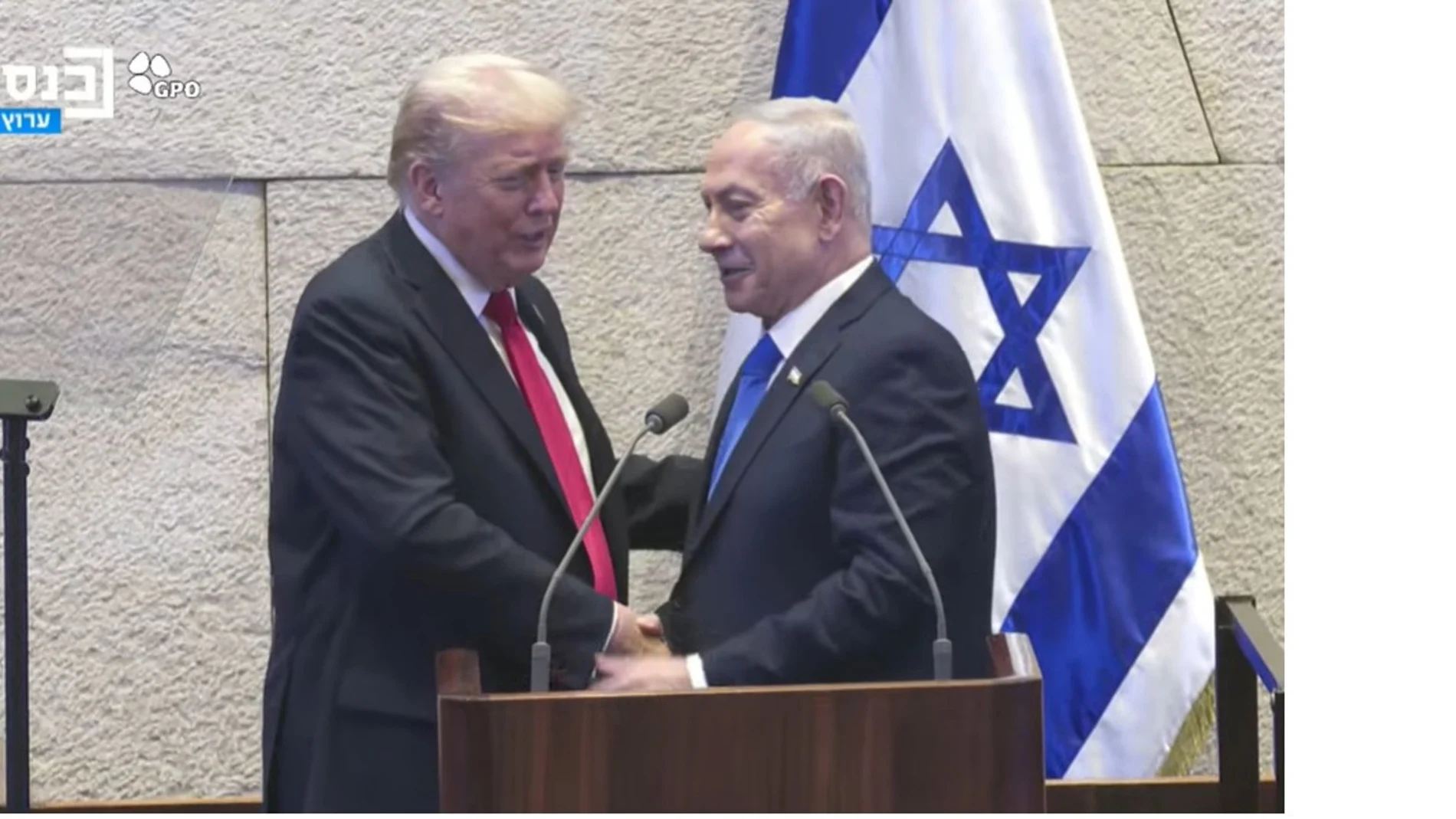 Trump alaba su plan de paz como el "amanecer histórico de un nuevo Oriente Próximo" y tiende la mano a Irán