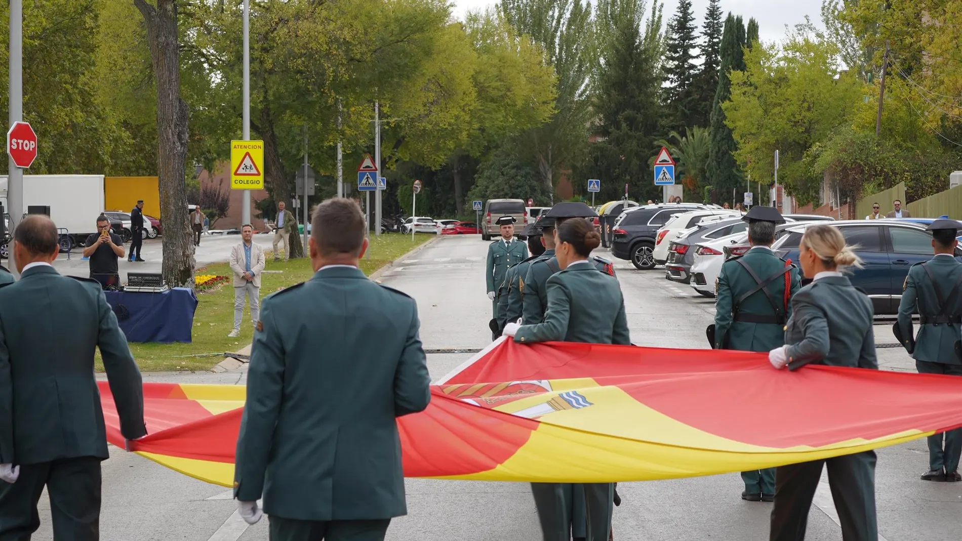 MADRID.-Las Rozas.- El municipio celebra el Día de la Fiesta Nacional con una misa solemne y un acto de la Guardia Civil