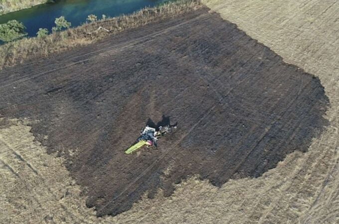 Accidente en el que murió un piloto vigués en Portugal, en junio del año pasado.