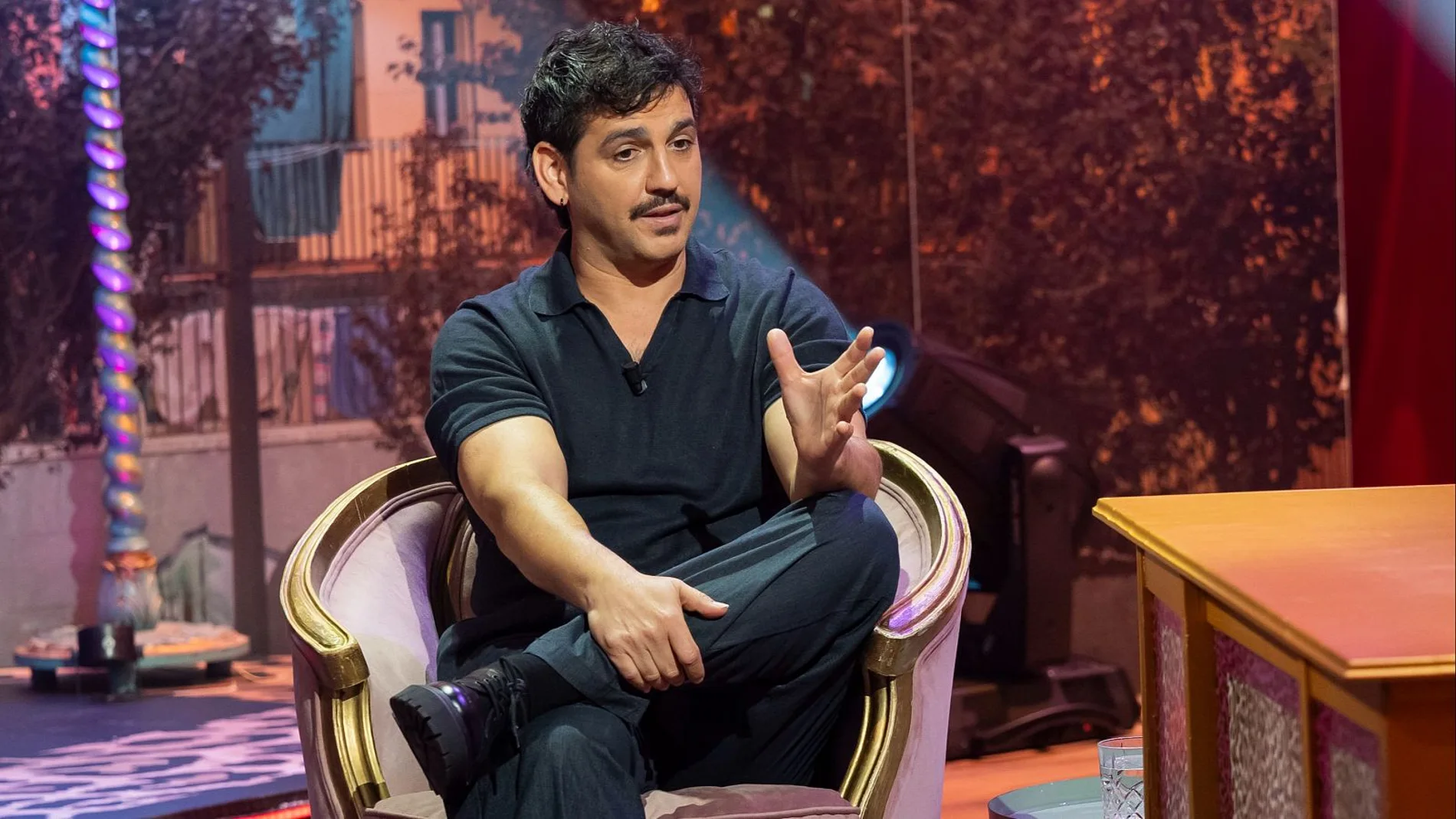 Fran Perea visitó anoche 'Al cielo con ella'