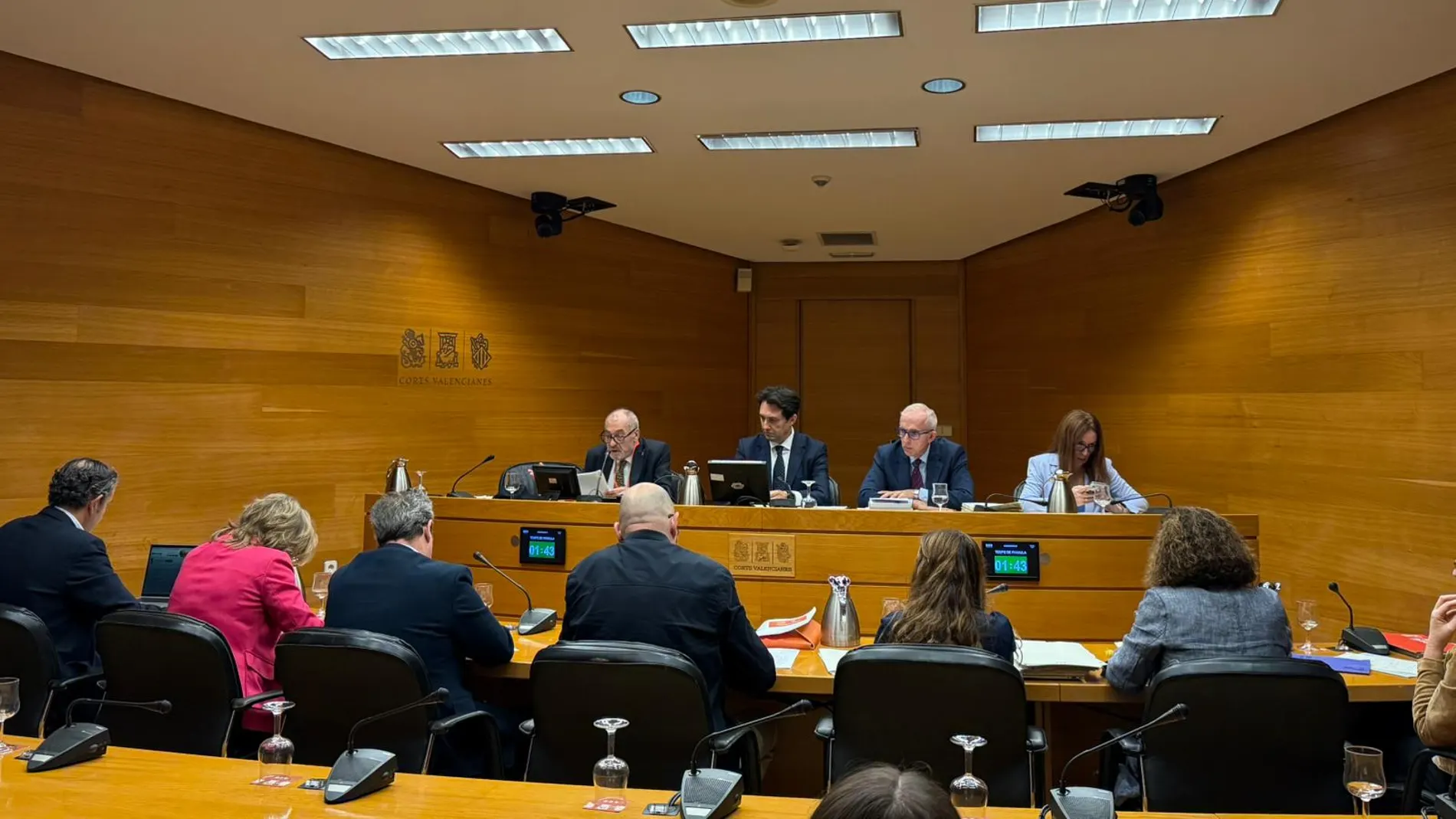 Los ingenieros dicen en Les Corts que Aemet, CHJ y Emergencias "todos fallaron" en la dana y dan "una década" para la reconstrucción