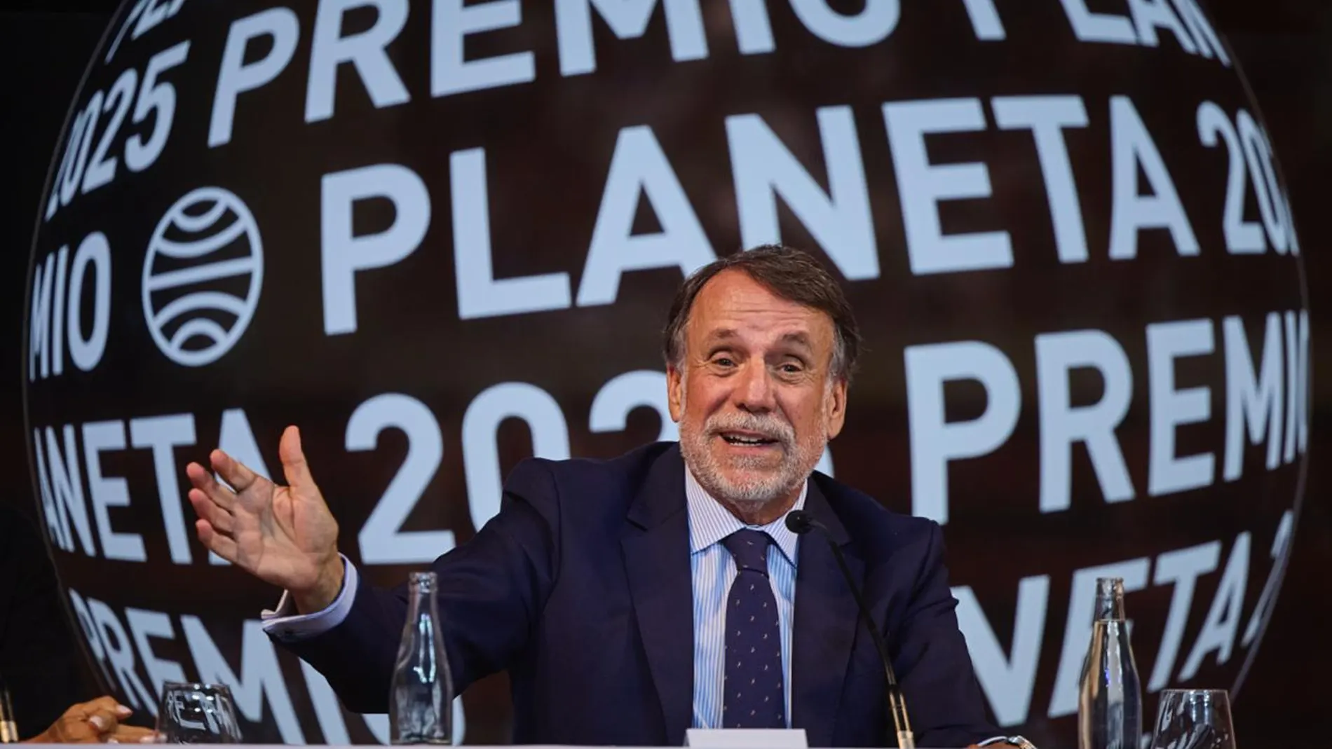 José Creuheras, presidente del Grupo Planeta, durante su encuentro con la Prensa
