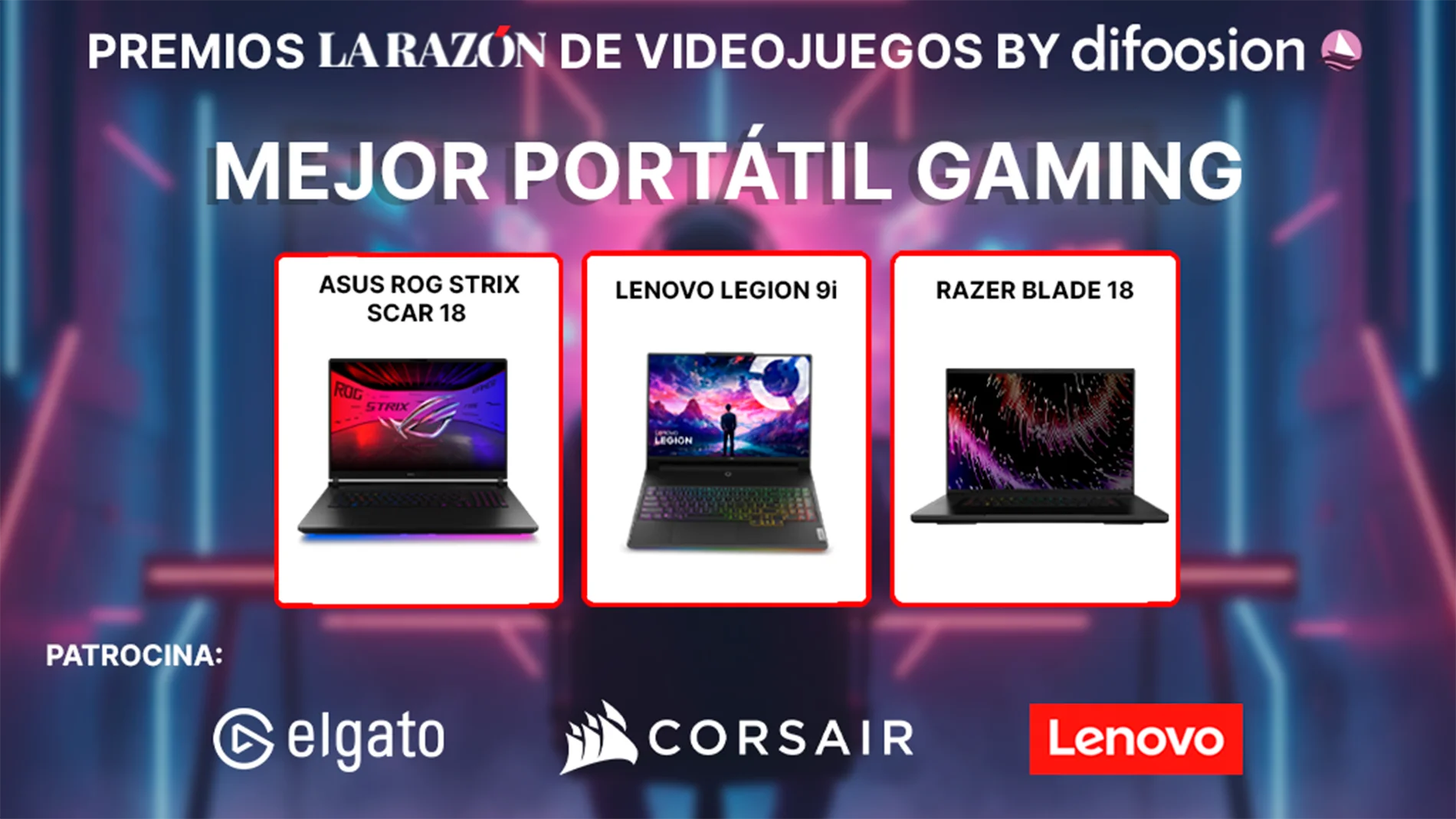 Premios La Razón de Videojuegos by Difoosion: estos son los finalistas a mejor portátil gaming