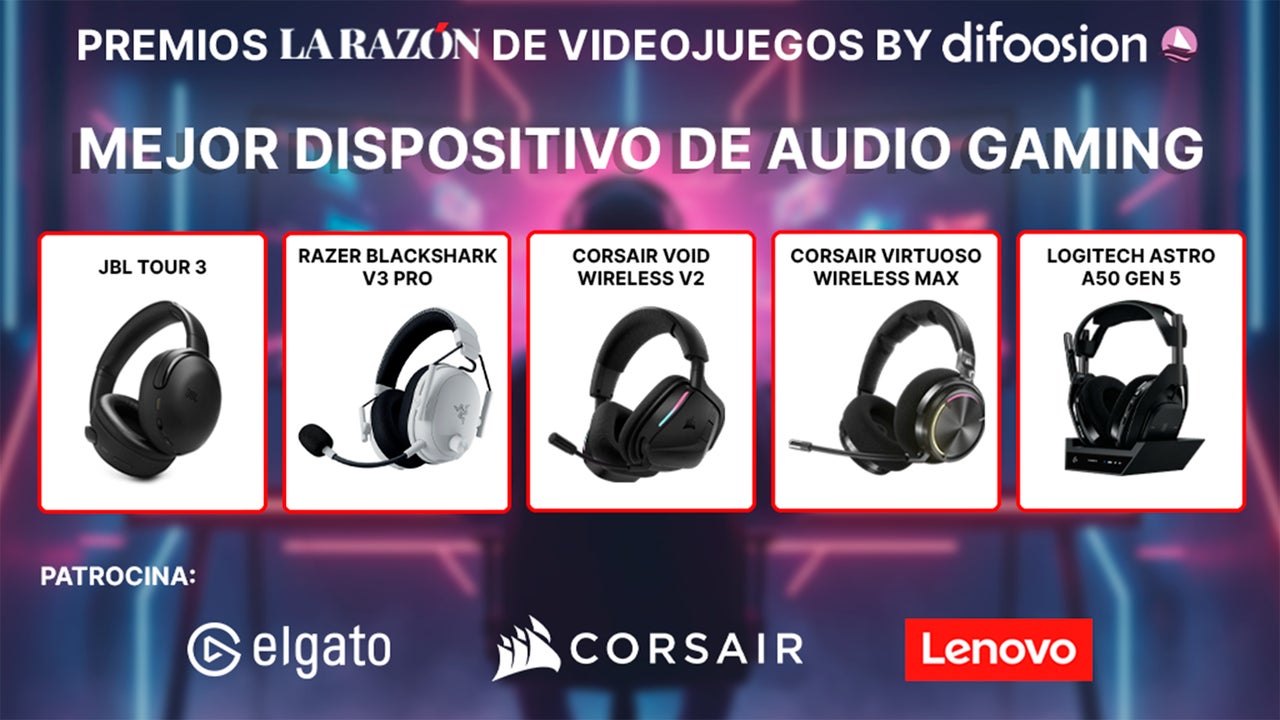 Premios La Razón de Videojuegos by Difoosion: estos son los finalistas a mejor dispositivo de audio gaming