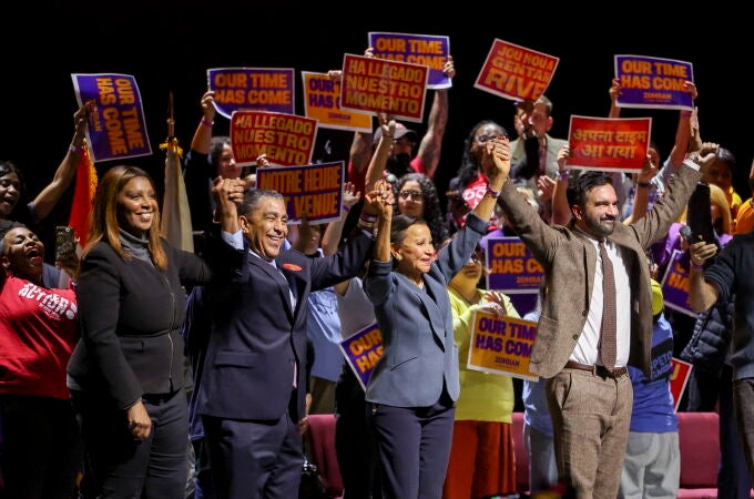 Zohran Mamdani hosts 'Our Time Has Come' rally in New York