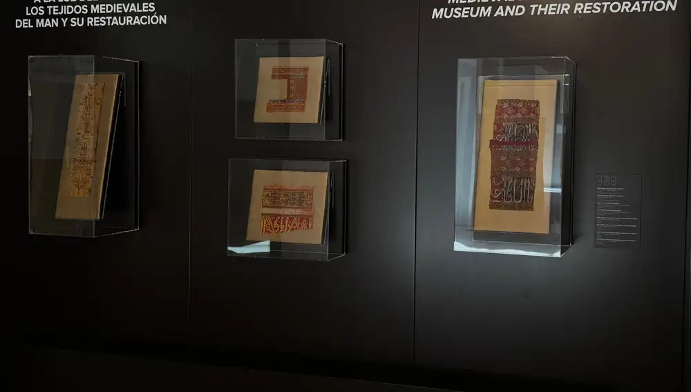 Algunos de los textiles que el museo expone