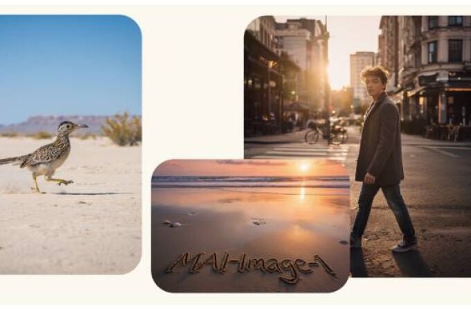 Microsoft presenta MAI-Image-1, su primer modelo de IA propio para generar imágenes.