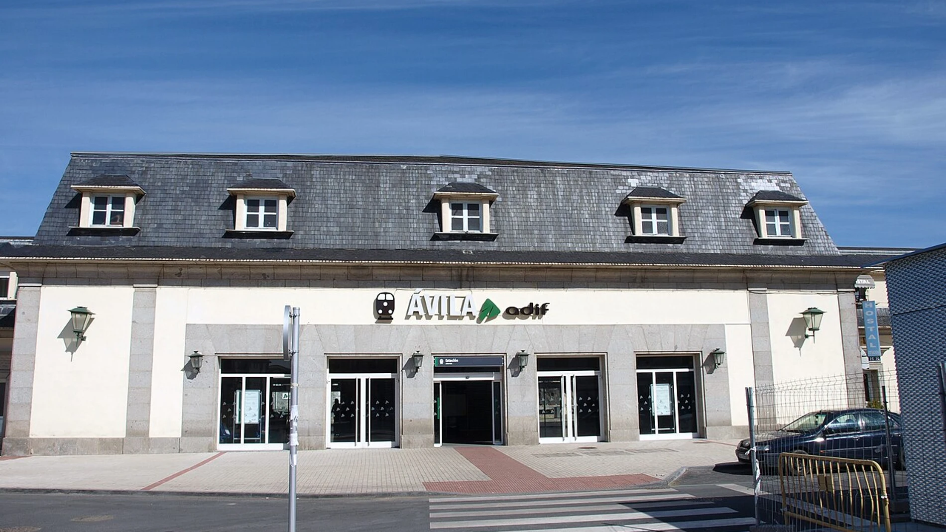 Estación del tren en Ávila