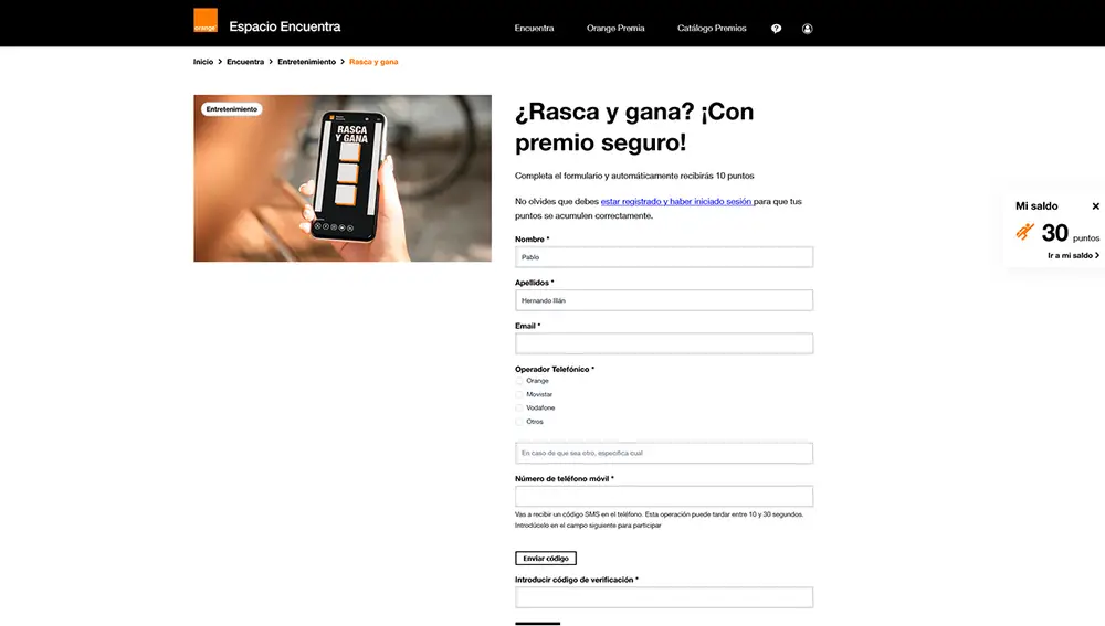Actividad '¿Rasca y gana? ¡Con premios seguro!'