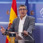 Rueda de prensa de Patxi López