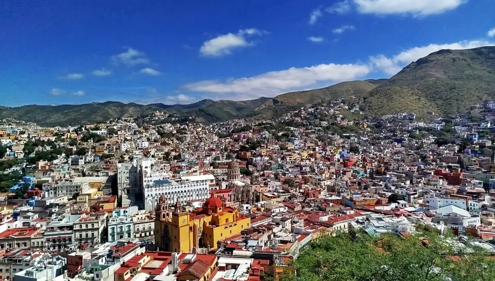 Las vistas de Guanajuato desde esta altura son impresionantes