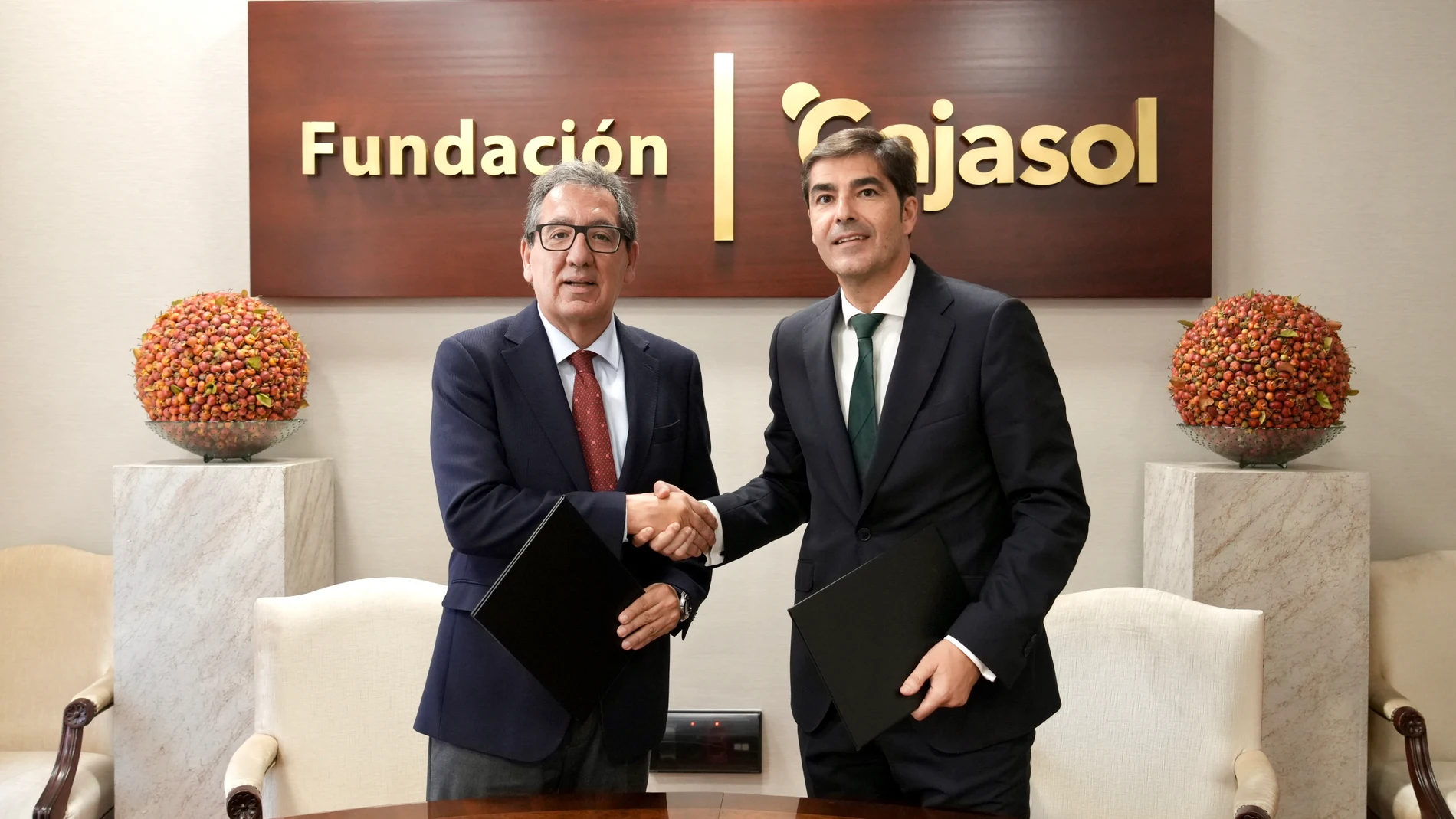 Antonio Pulido junto a Ángel Haro