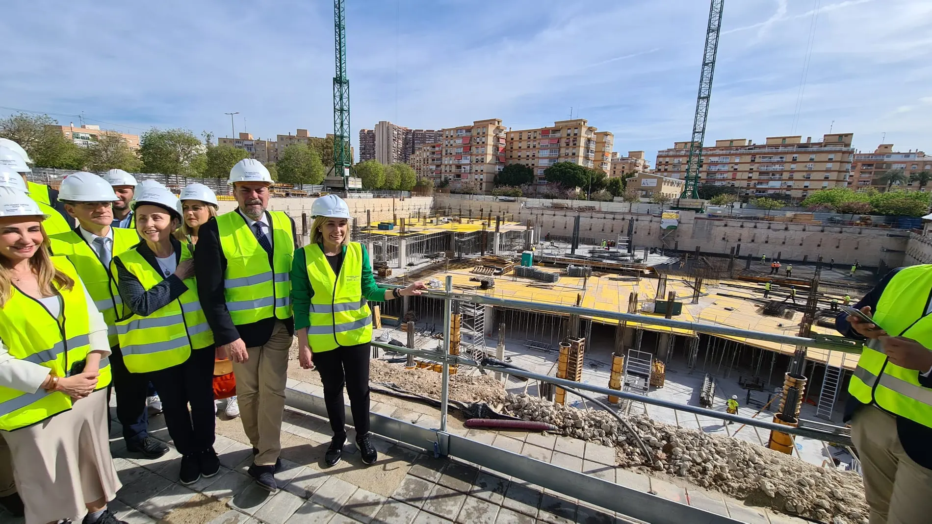 Solar sobre el que se asienta la Ciudad de la Justicia de Alicante, ubicada en el barrio de Benalúa