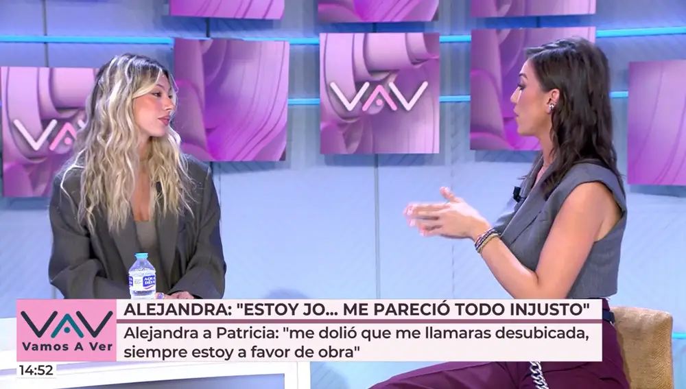 Alejandra Rubio y Patricia Pardo en "Vamos a ver"