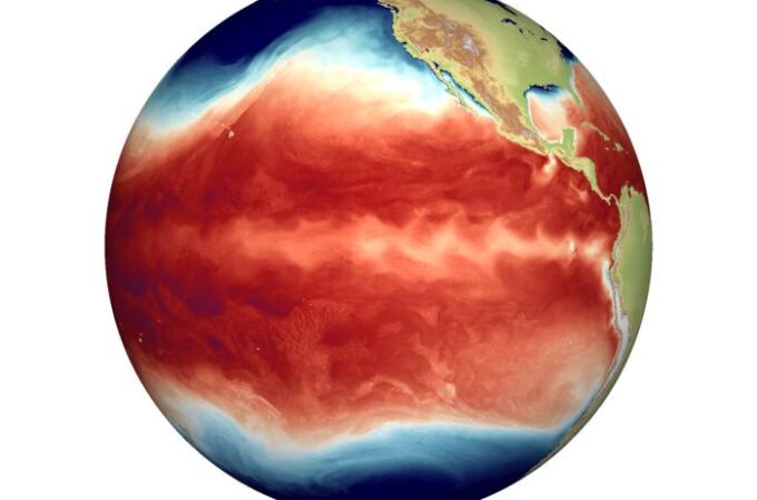 Sistema de El Niño en el océano Pacífico
