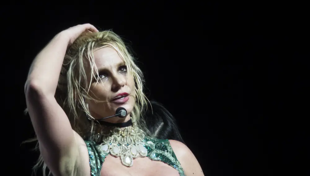Britney Spears en uno de sus últimos conciertos en 2018