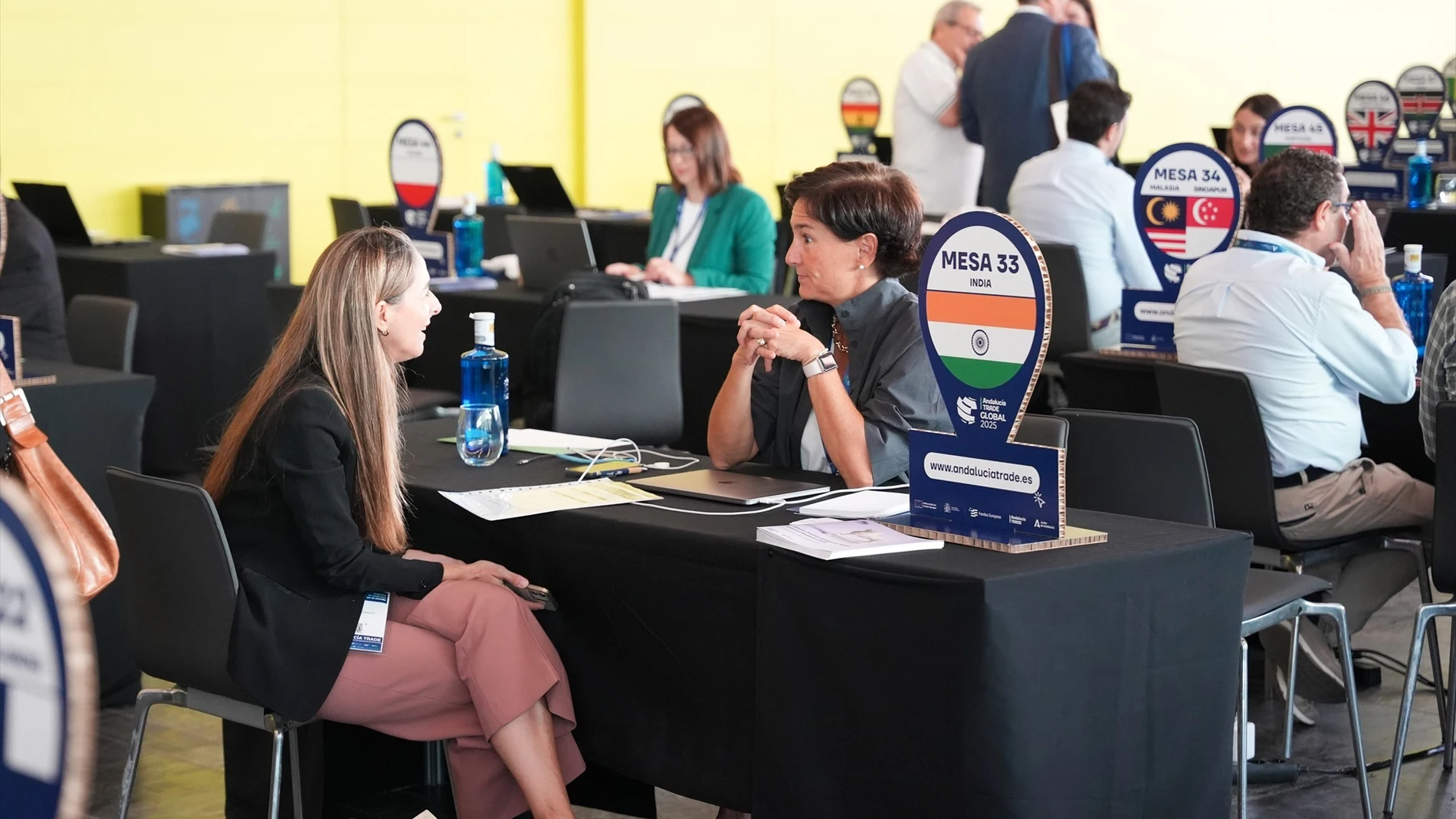 Imágenes de la zona de stands de ‘Andalucía Trade Global 2025’.