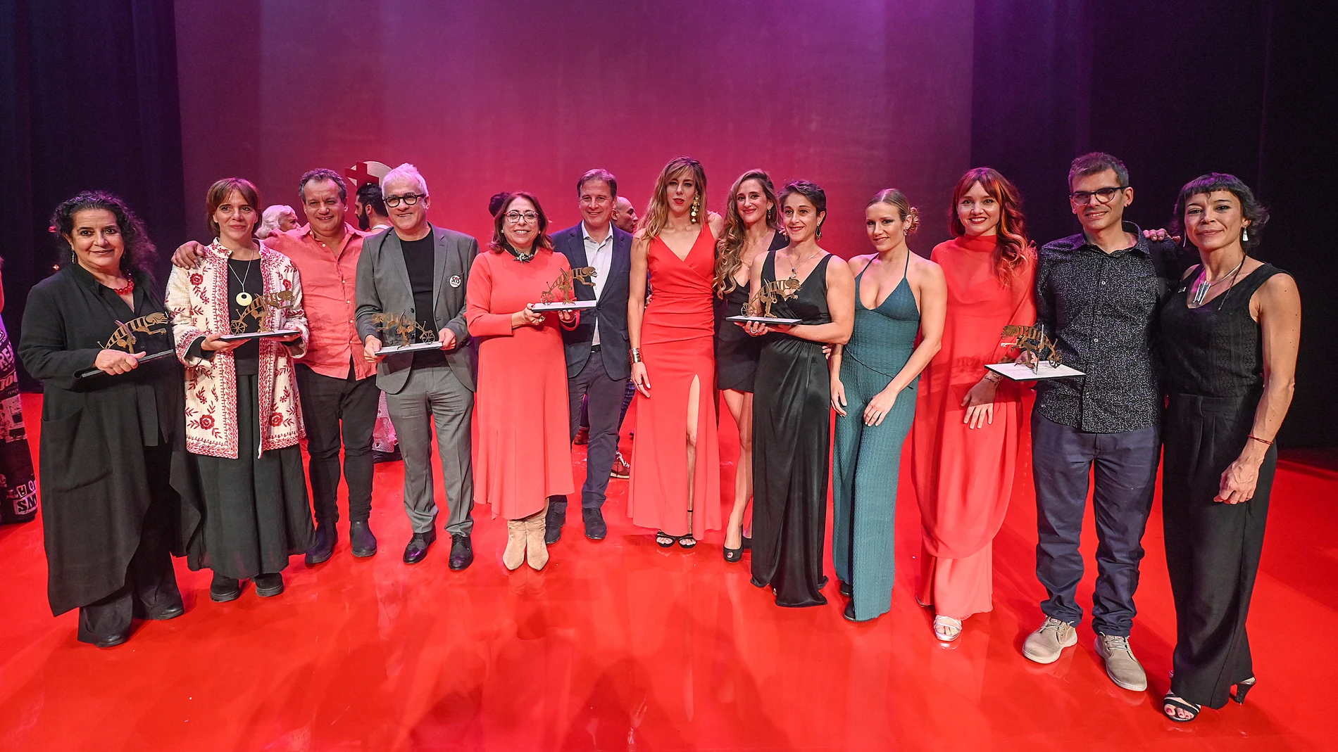 Los galardonados en los I Premios Artes Escénicas de Castilla y León
