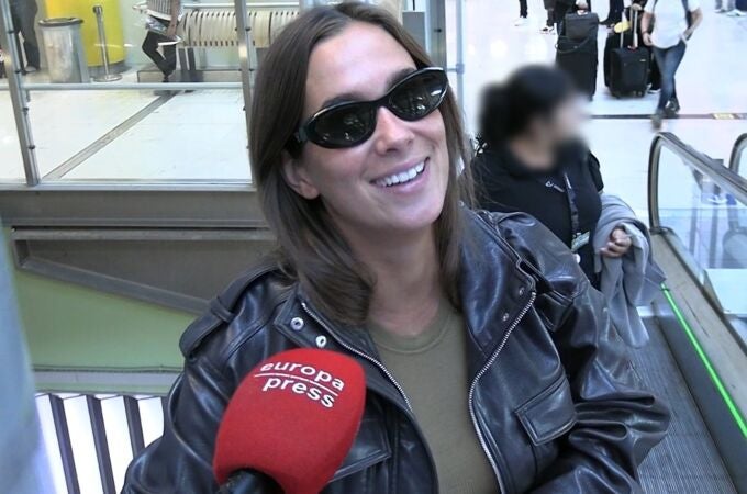 María Pombo llega de Chile feliz y centrada en su embarazo