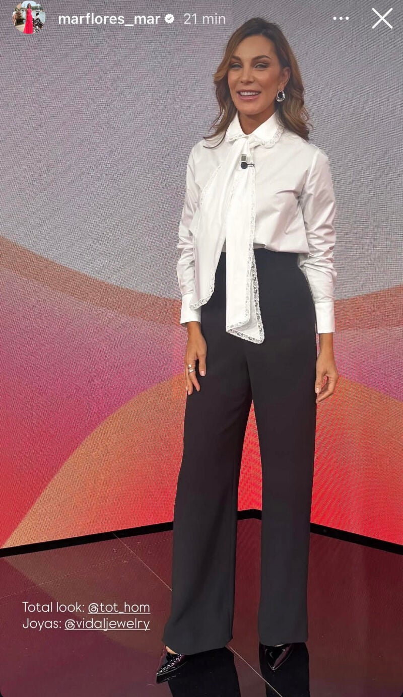 El look de Mar Flores.