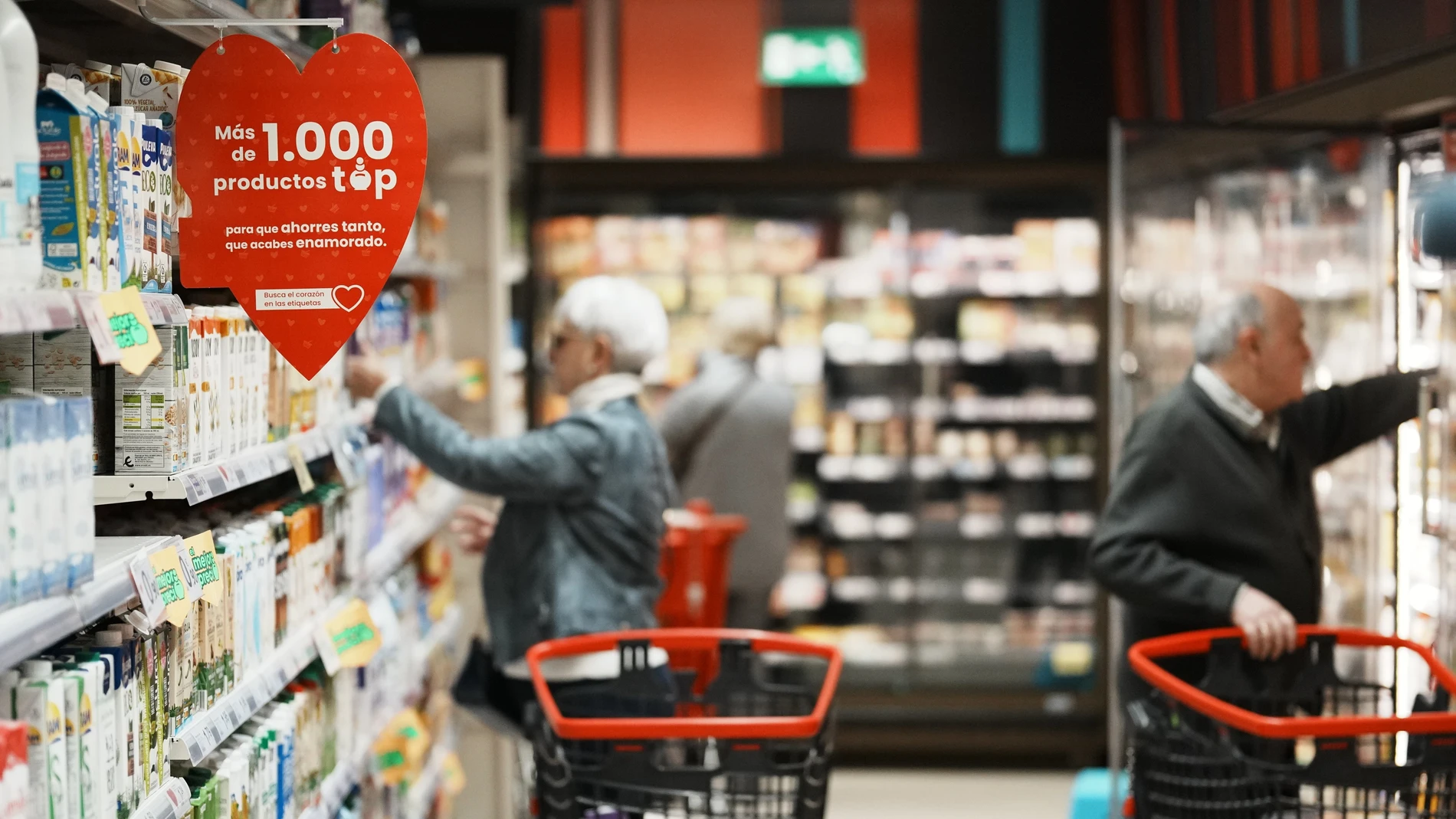 Un supermercado en Bilbao.