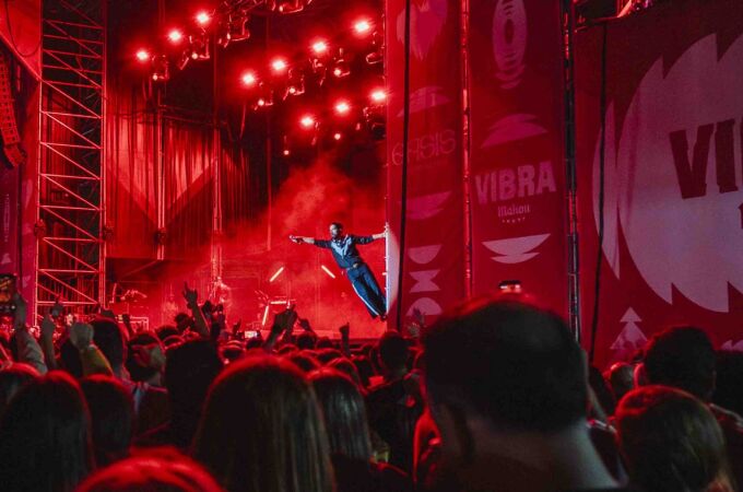 Siloé durante su actuación el sábado en el festival Oasis de Elche (Alicante) 
