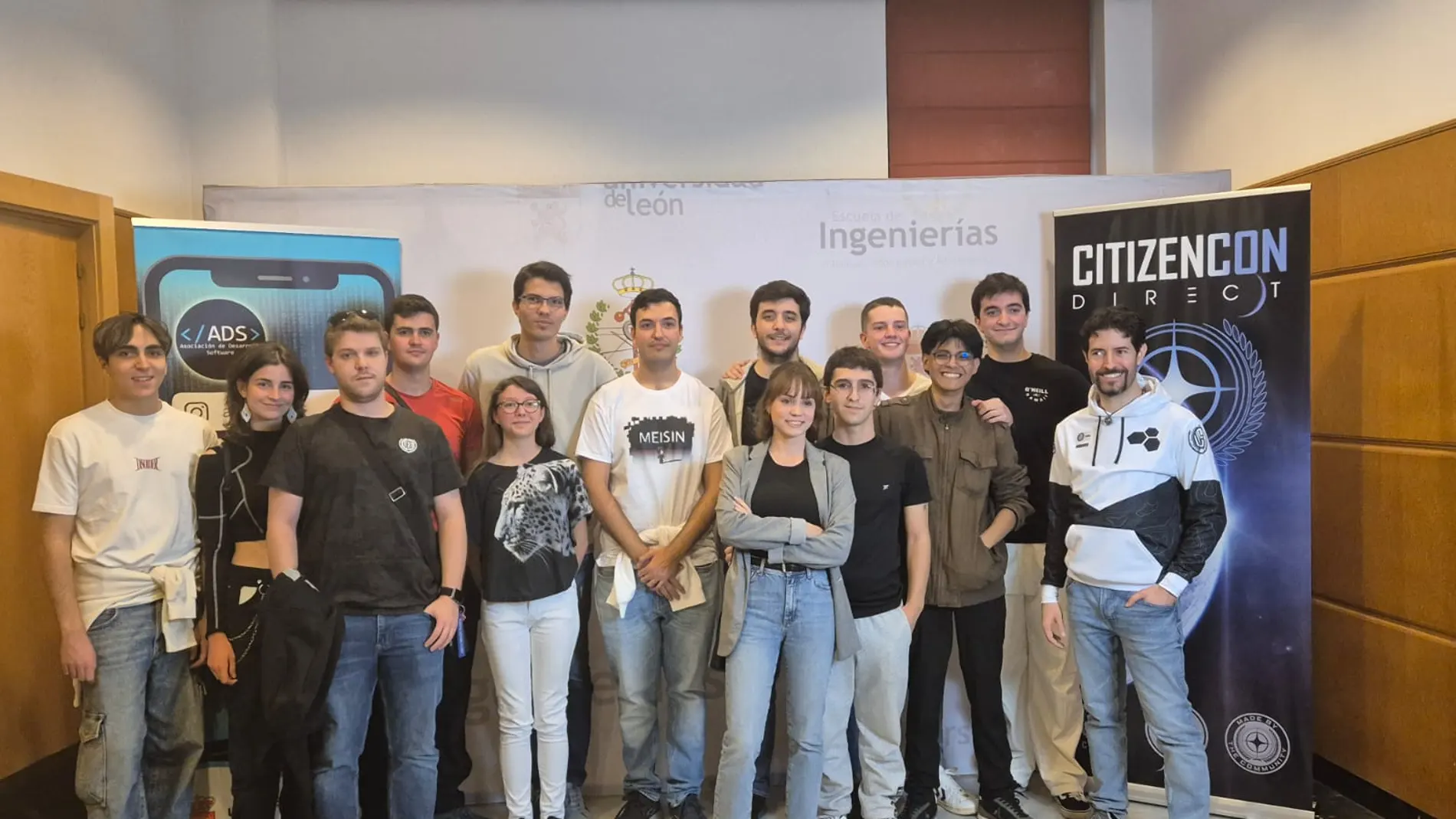 Equipos organizadores de ambos eventos en la Universidad de León