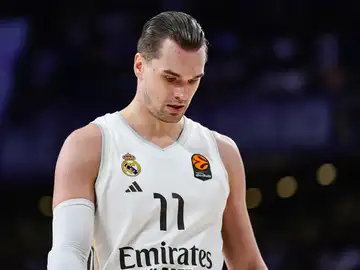 Mario Hezonja fue el máximo anotador del Real Madrid ante el Hapoel Mario Hezonja fue el máximo anotador del Real Madrid ante el Hapoel