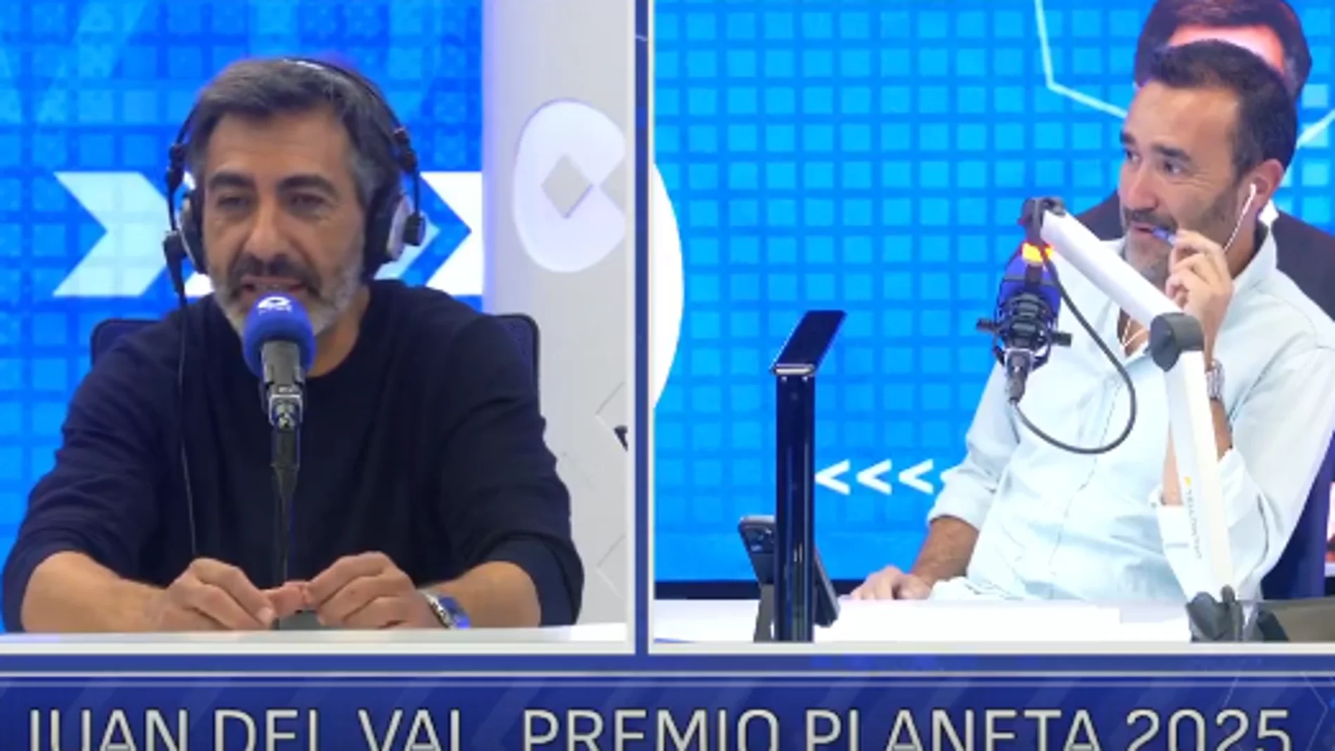 Juan Del Val califica su permio Planeta como "muy Madridista"