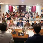 Sumilleres participantes en las jornadas técnicas del pasado año en el castillo de Peñafiel