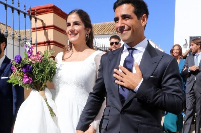 Alberto Herrera y Blanca Llandres se dan el 'Sí, quiero' en Sanlúcar de Barrameda